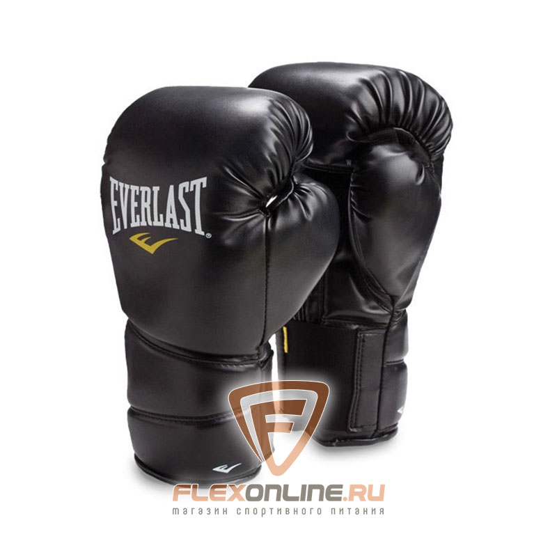 Боксерские перчатки Перчатки боксерские тренировочные Protex2 16 унций L/XL чёрные от Everlast