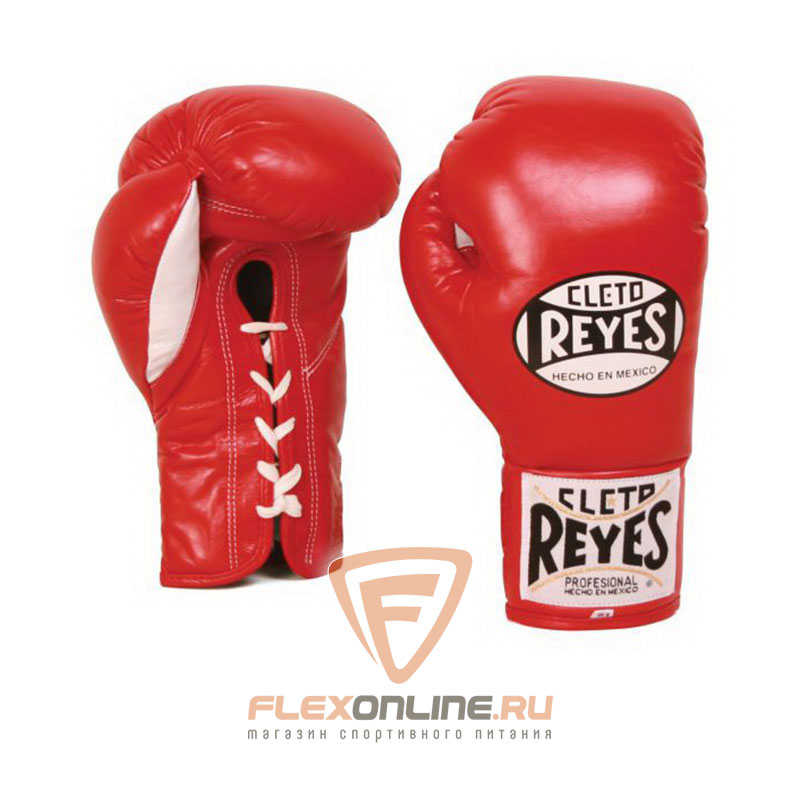 Боксерские перчатки Перчатки боксерские на шнурках 8 унций красные от Cleto Reyes
