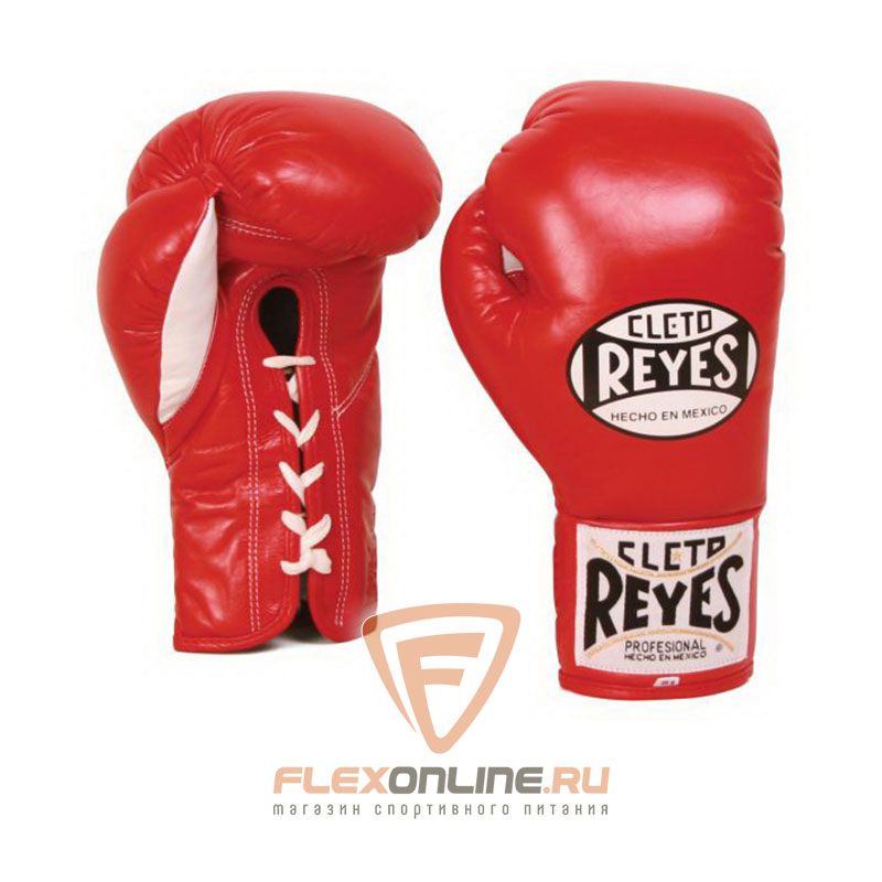 Боксерские перчатки Перчатки боксерские на шнурках 10 унций красные от Cleto Reyes