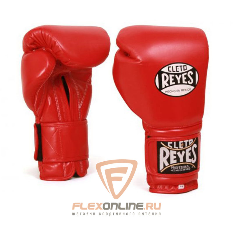 Боксерские перчатки Перчатки боксерские тренировочные на липучке 16 унций красные от Cleto Reyes