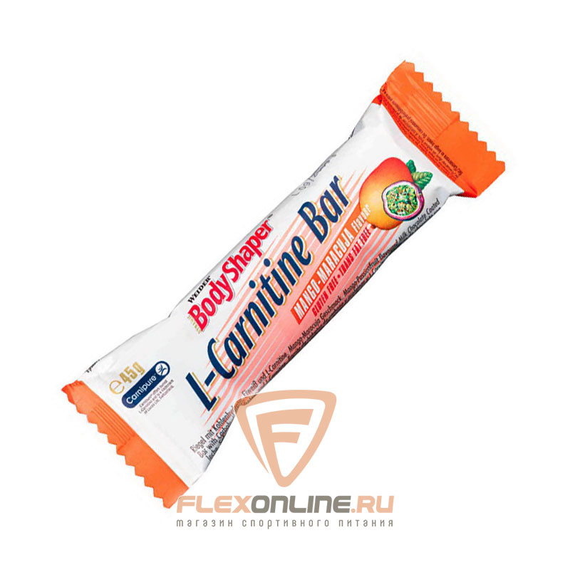 Шоколадки L-Carnitine Fitness Bar от Weider