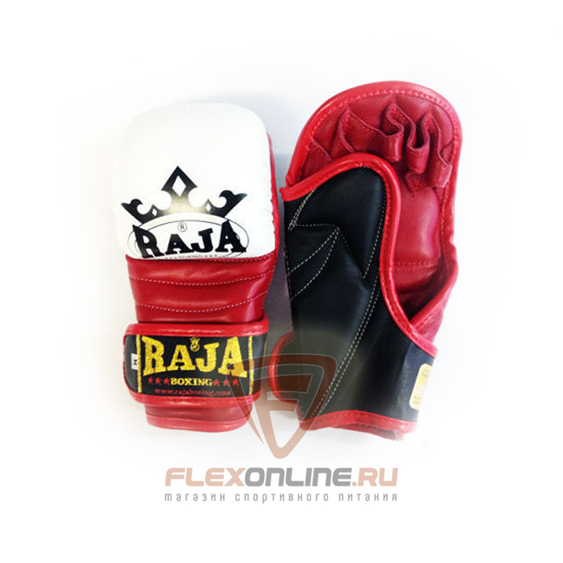 Перчатки MMA Перчатки MMA на липучке M белые от Raja