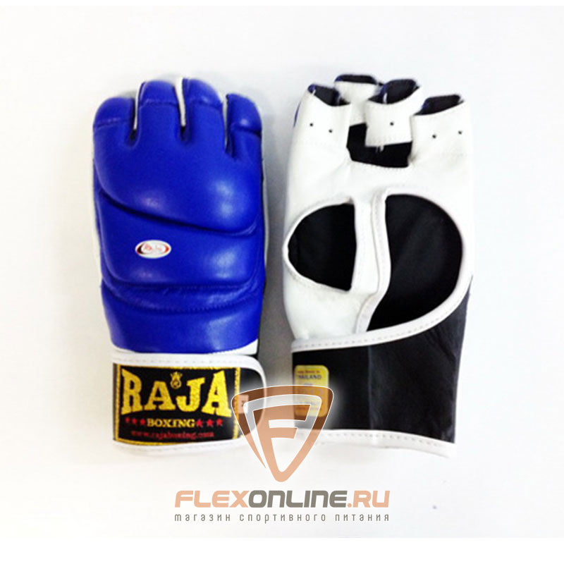 Перчатки MMA Перчатки MMA на липучке M синие от Raja