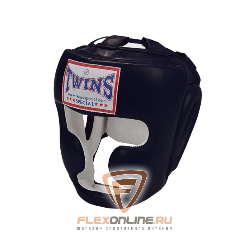 Шлемы Боксерский шлем тренировочный с креплением на шнурках M чёрный от Twins