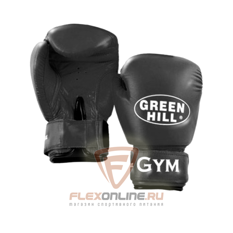 Боксерские перчатки Перчатки боксерские GYM 8 унций чёрные от Green Hill