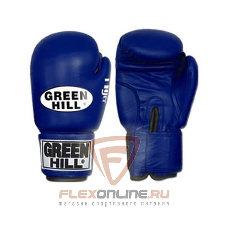 Боксерские перчатки Перчатки боксерские TIGER 12 унций синие от Green Hill