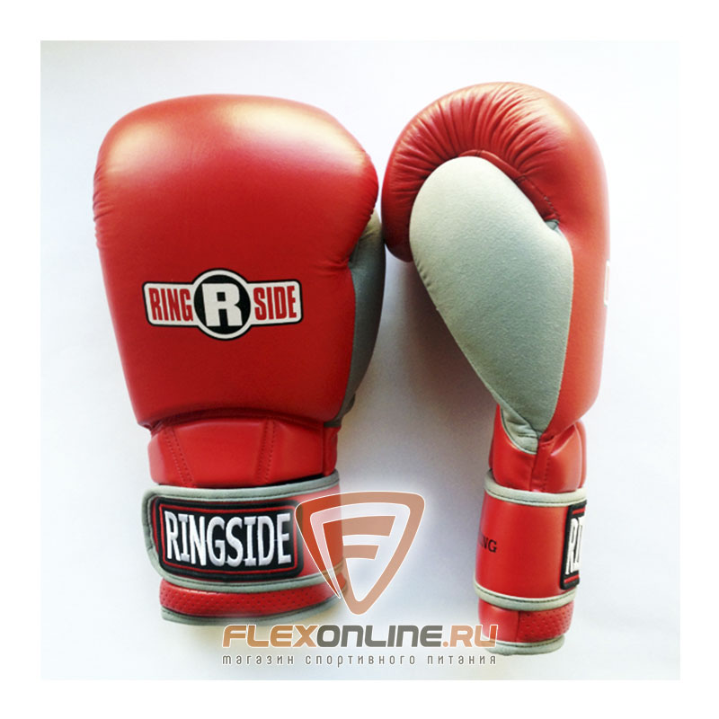 Боксерские перчатки Боксерские перчатки тренировочные 18 унций красно-серые от Ringside