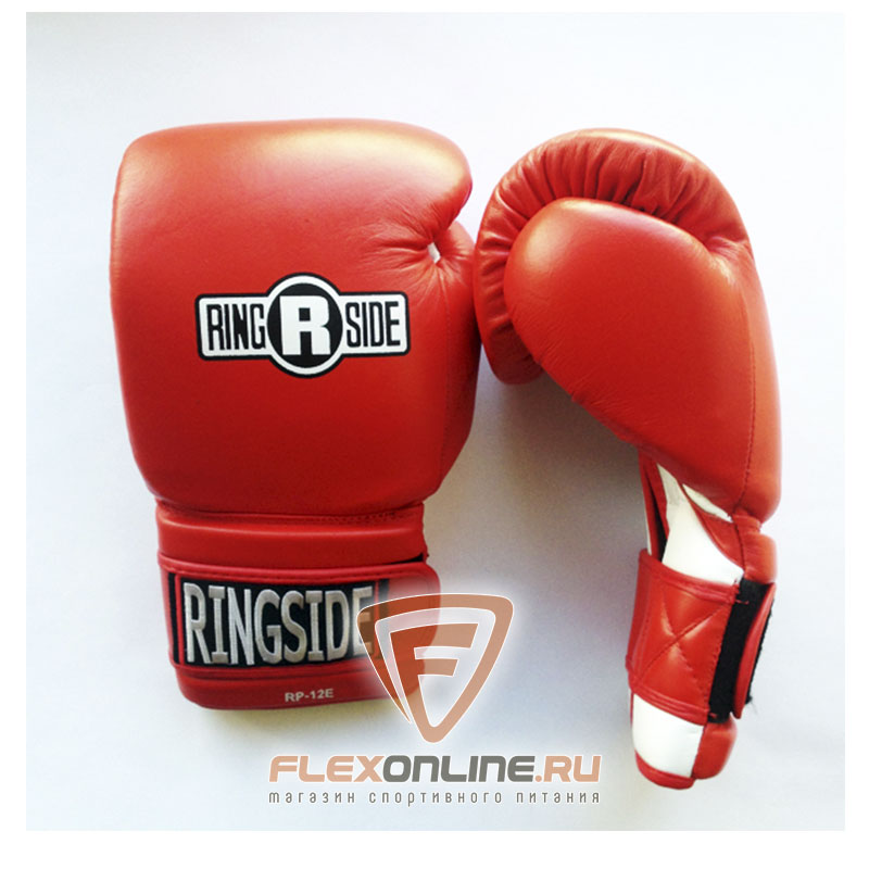 Боксерские перчатки Боксерские перчатки тренировочные 14 унций красно-белые от Ringside
