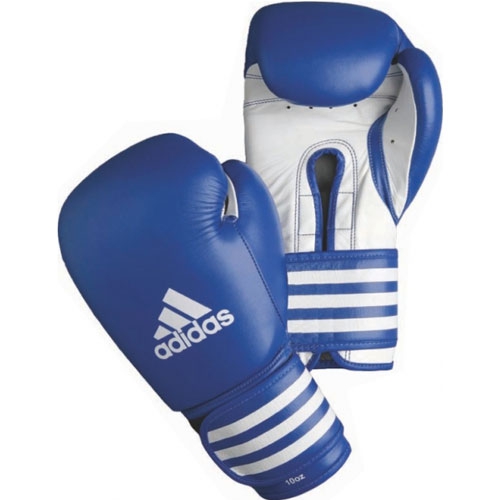 Боксерские перчатки Перчатки боксерские Ultima 12 унций сине-белые от Adidas