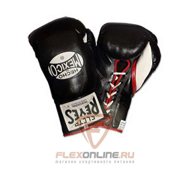 Боксерские перчатки Перчатки боксерские на шнурках 8 унций чёрные от Cleto Reyes
