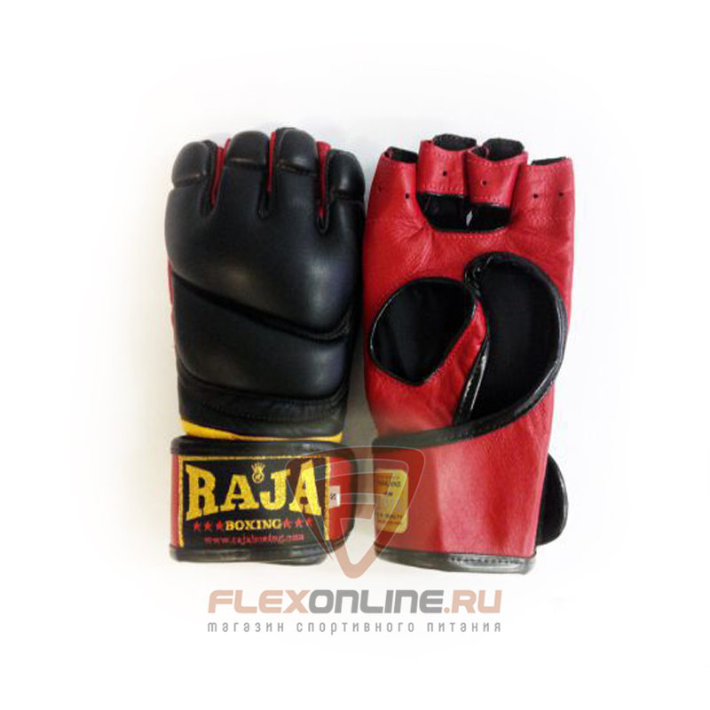Перчатки MMA Перчатки MMA на липучке M чёрные от Raja