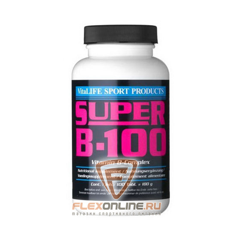 Витамины Super B-100 от VitaLife 
