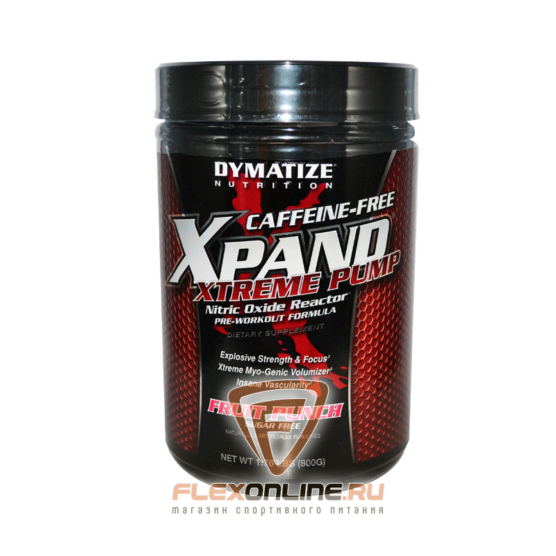 Предтреники Xpand Extreme Pump Caffeine Free от Dymatize