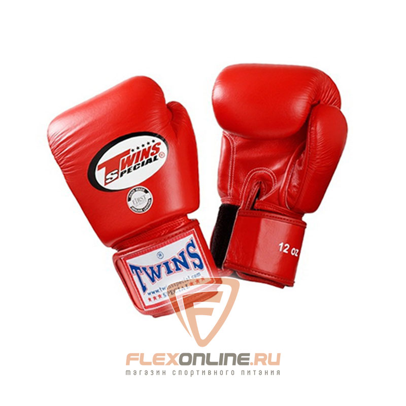 Боксерские перчатки Перчатки боксерские тренировочные 6 унций красные от Twins