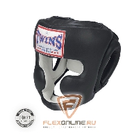 Шлемы Боксерский шлем тренировочный с креплением на резинке XL чёрный от Twins
