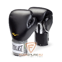 Боксерские перчатки Перчатки боксерские тренировочные Pro Style 10 унций чёрные от Everlast