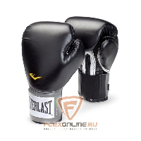 Боксерские перчатки Перчатки боксерские тренировочные Pro Style 12 унций чёрные от Everlast