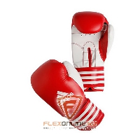 Боксерские перчатки Перчатки боксерские Ultima 10 унций красно-белые от Adidas