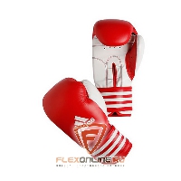 Боксерские перчатки Перчатки боксерские Ultima 12 унций красно-белые от Adidas