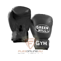 Боксерские перчатки Перчатки боксерские GYM 18 унций чёрные от Green Hill