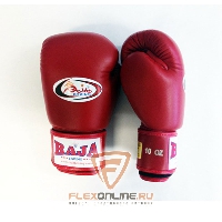 Боксерские перчатки Перчатки боксерские тренировочные на липучке 8 унций красные от Raja
