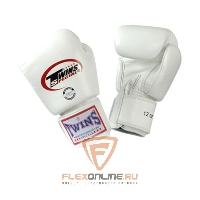 Боксерские перчатки Перчатки боксерские тренировочные 16 унций белые от Twins