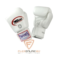 Боксерские перчатки Перчатки боксерские тренировочные 8 унций белые от Twins
