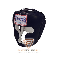 Шлемы Боксерский шлем тренировочный с креплением на липучке XL чёрный от Twins