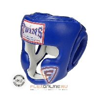 Шлемы Боксерский шлем тренировочный с креплением на резинке XL синий от Twins