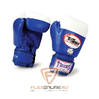 Боксерские перчатки Перчатки боксерские соревновательные 14 унций синие от Twins