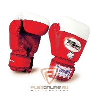 Боксерские перчатки Перчатки боксерские соревновательные  16 унций красные от Twins