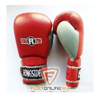 Боксерские перчатки Боксерские перчатки тренировочные 14 унций красно-серые от Ringside