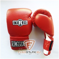 Боксерские перчатки Боксерские перчатки тренировочные 18 унций красно-белые от Ringside