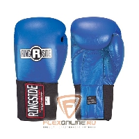 Боксерские перчатки Перчатки боксёрские соревновательные на липучке 12 унций синие от Ringside