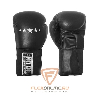 Боксерские перчатки Перчатки боксерские тренировочные на липучке 14 унций чёрные от Contender