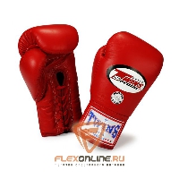 Боксерские перчатки Боксерские перчатки соревновательные на шнурках 8 унций красные от Twins