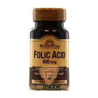 Витамины Folic Acid, 800mcg от Windmill