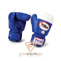 Боксерские перчатки Перчатки боксерские соревновательные  16 унций синие от Twins